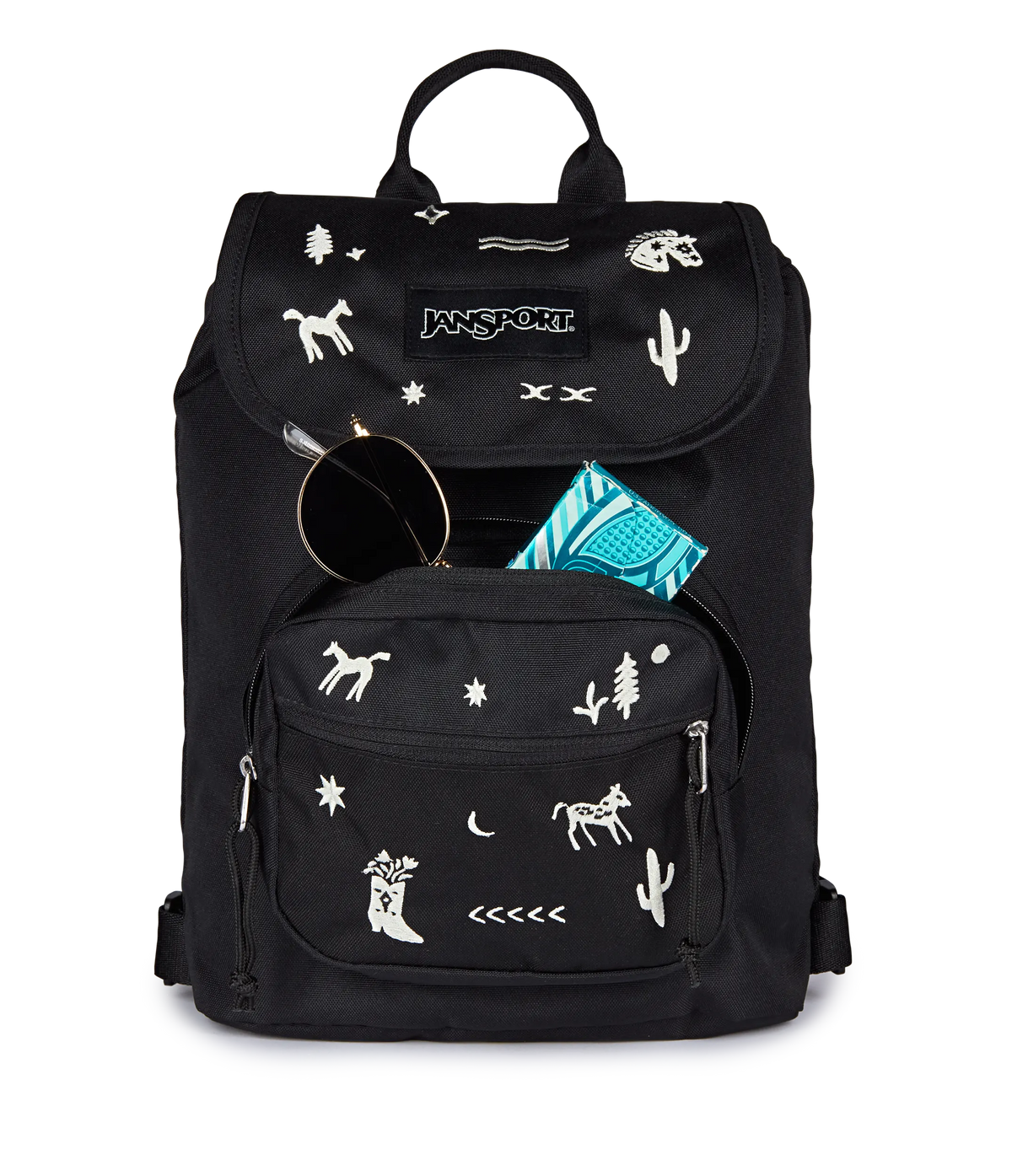 
                
                  Highlands Mini Pack Yeehaw and Horse Black with White Embroidery - 6
                
              