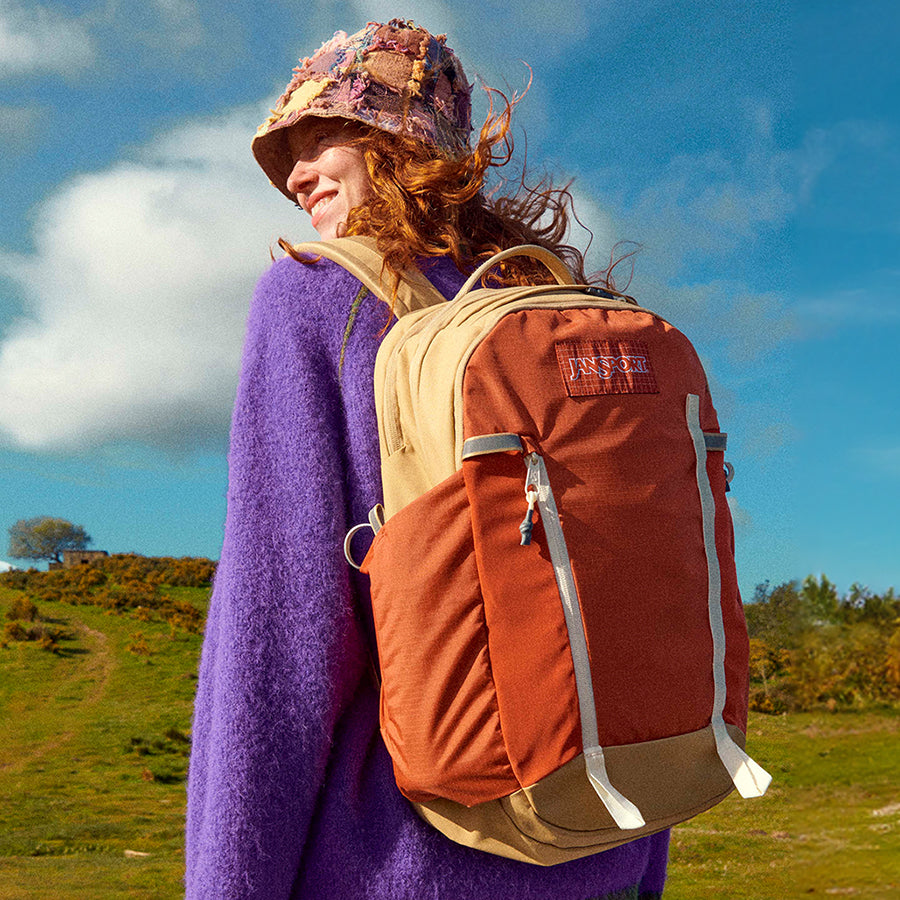 jansport backpacking packs tyl2 Agave Backpack deterrent zipper loops Everyday Backpacks All Around