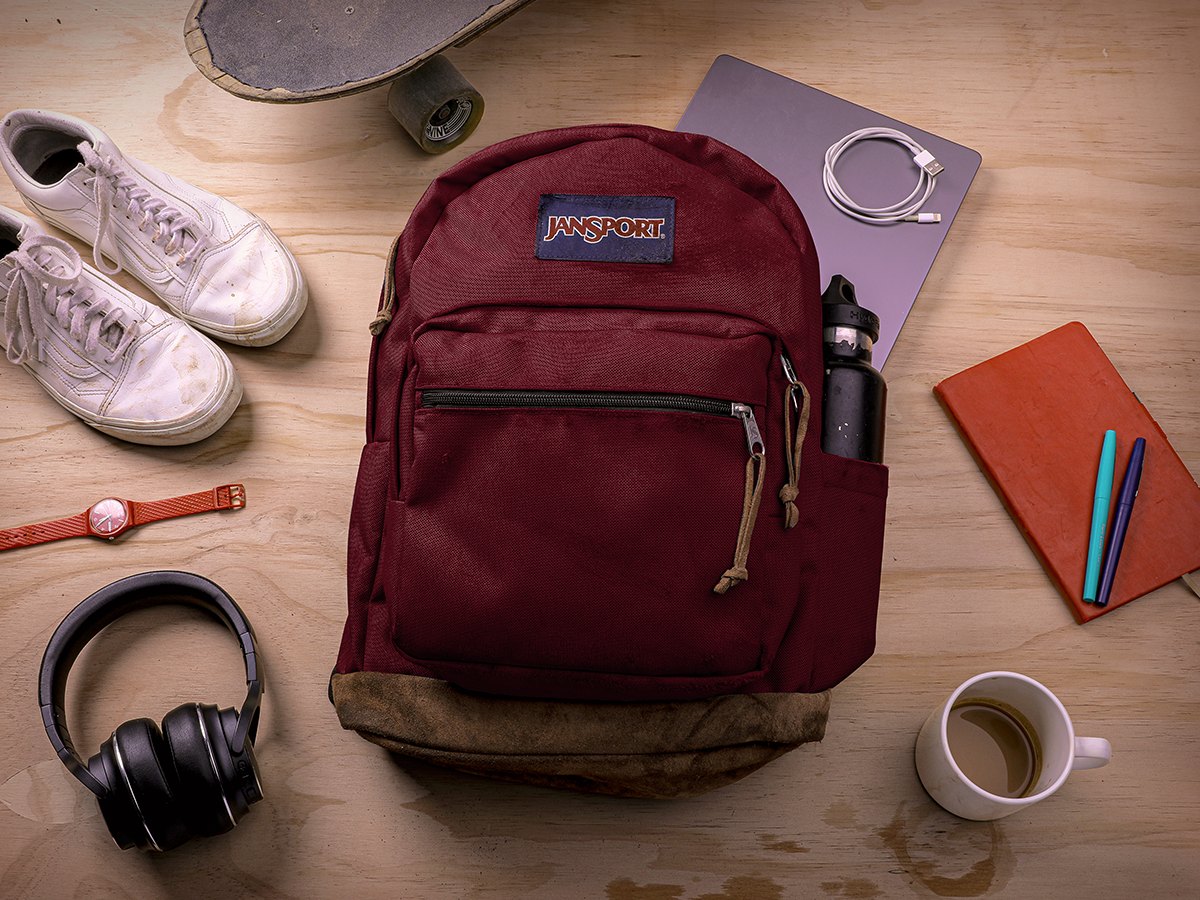 jansport backpack product information SuperBreak One Backpacks - Durable, Lightweight Bookbag with 1 Main Compartment, Front Utility Pocket with Built-in Organizer - Premium Backpack, Black The SuperBreak Plus is available in a DLJ/Galaxy Glam color and has a capacity of 26 L JanSport Big Student Backpack -