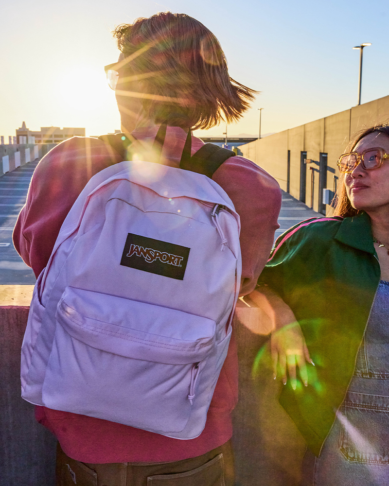 jansport backpack on person Big Student Dimensions are 18 inches by 13 inches by 5.5 inches JanSport Launches Highly Adaptive Bag