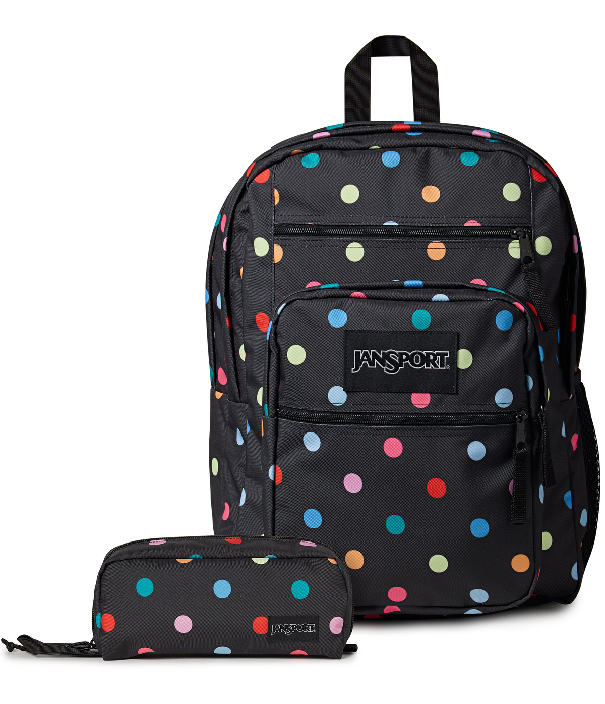 Big Student Rainbow Dots Black Set  - voir - 1