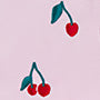 Pink Ice Cherry Embroidery