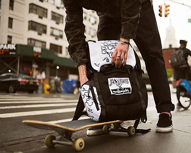 jansport backpack skateboard Superbreak Dual large water bottle pockets Jansport Backpack Skateboard Straps
