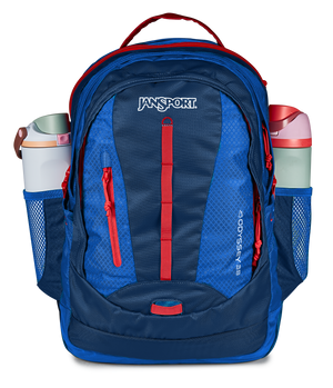 18.4 inch laptop backpack chest strap JanSport Navy Odyssey Backpack