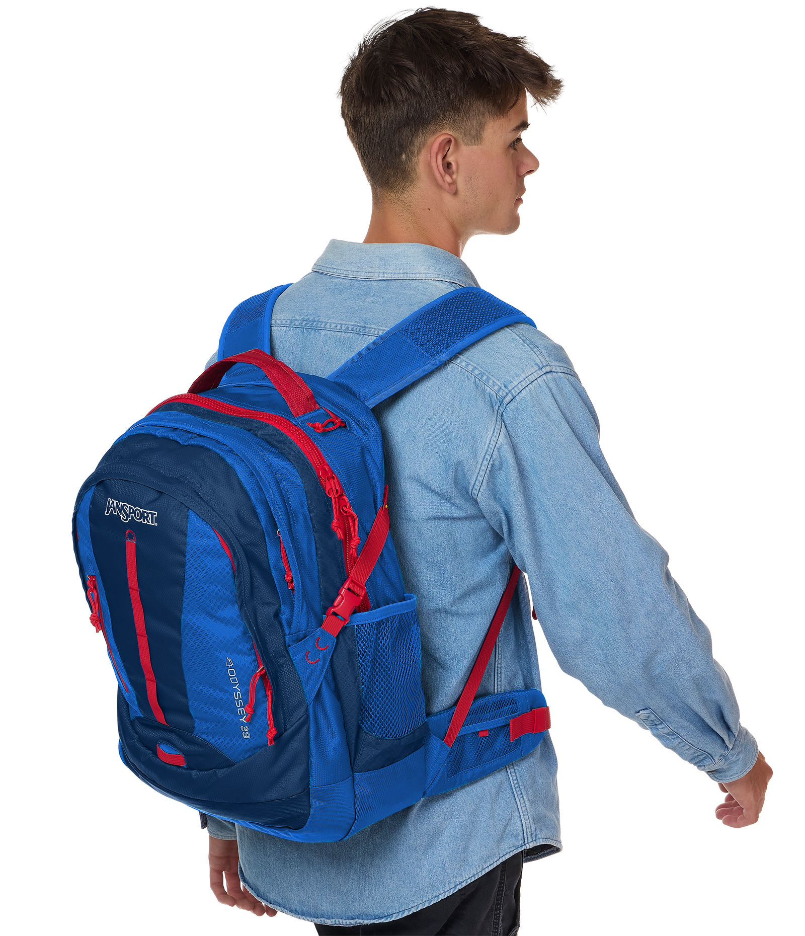 JanSport Navy Odyssey Backpack