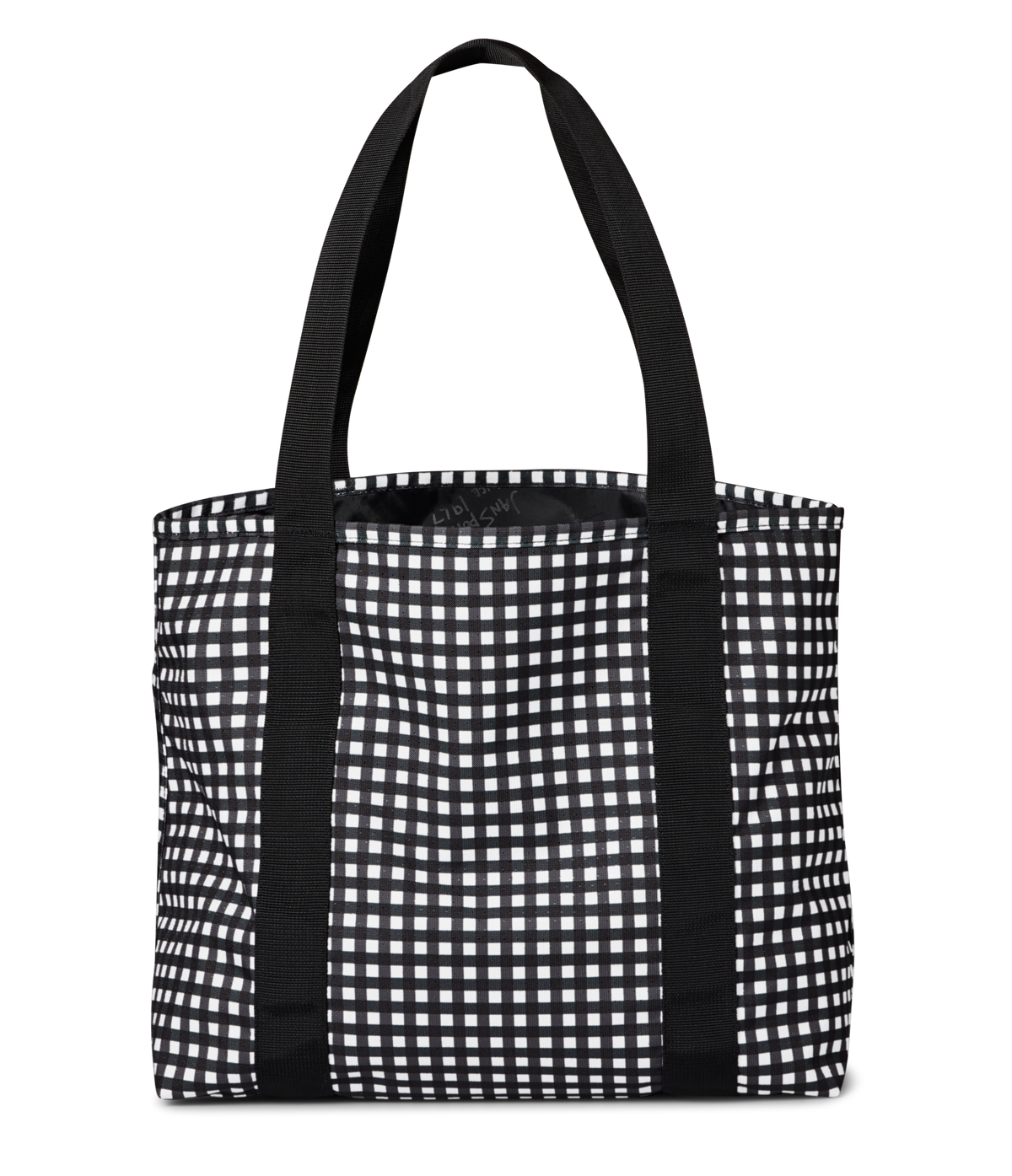 Simple Tote 20L FX Gingham Picnic Black - voir - 3
