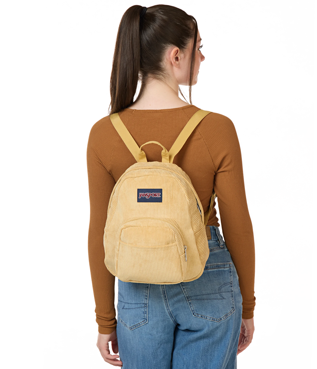 
                
                  Half Pint Mini Backpack Curry Corduroy - 2
                
              