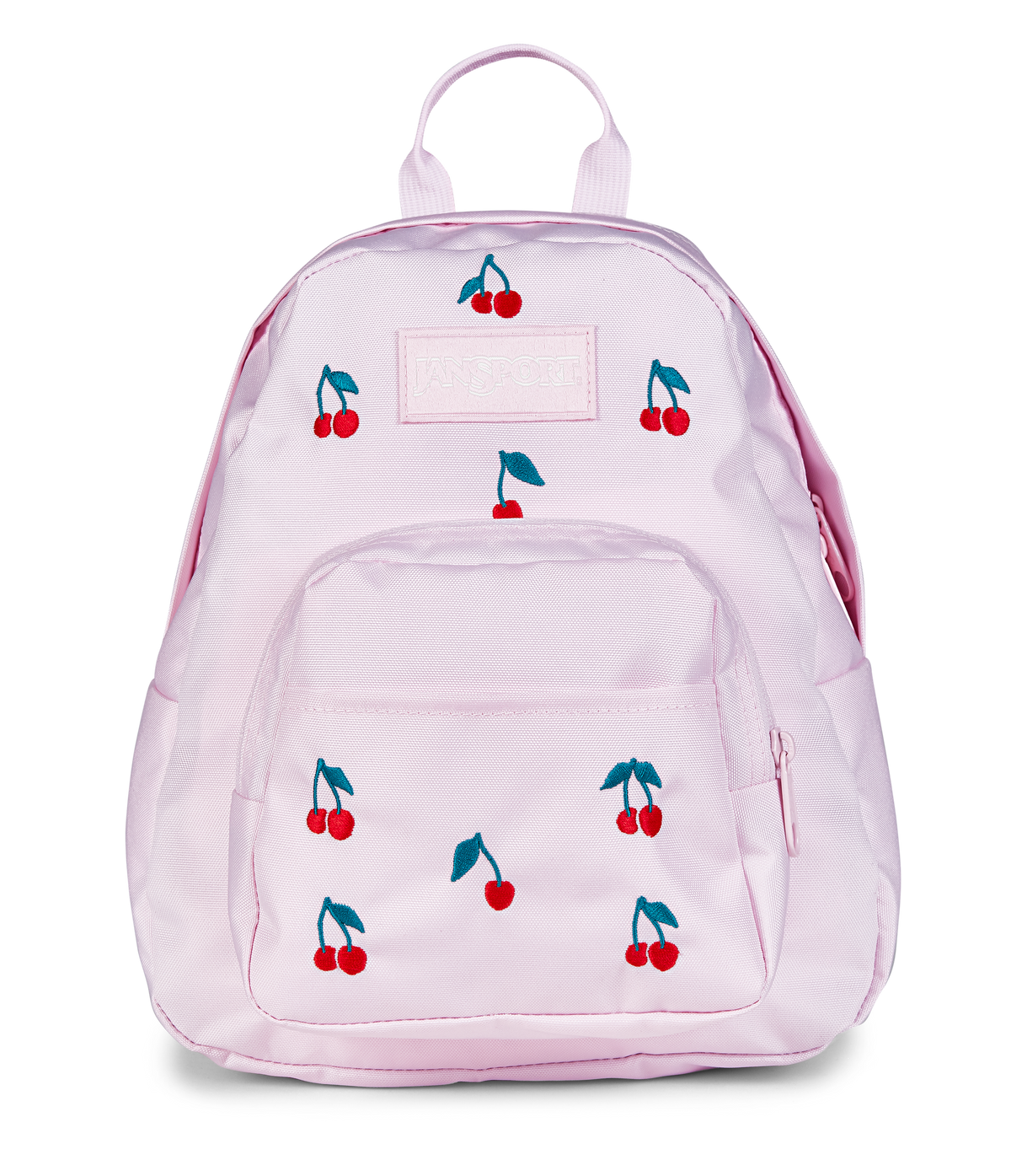 JanSport Pink Ice Cherry Embroidery Half Pint FX Mini Backpack