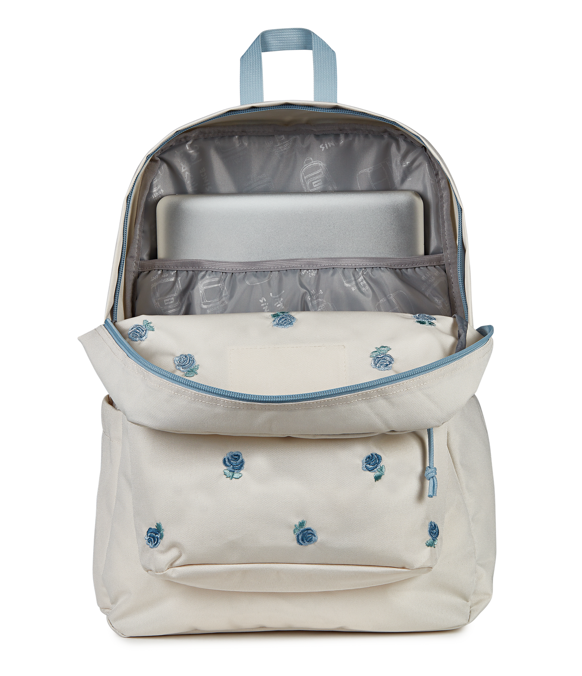 jansport backpack embroidered roses JanSport Superbreak Plus Soft Essentials Set