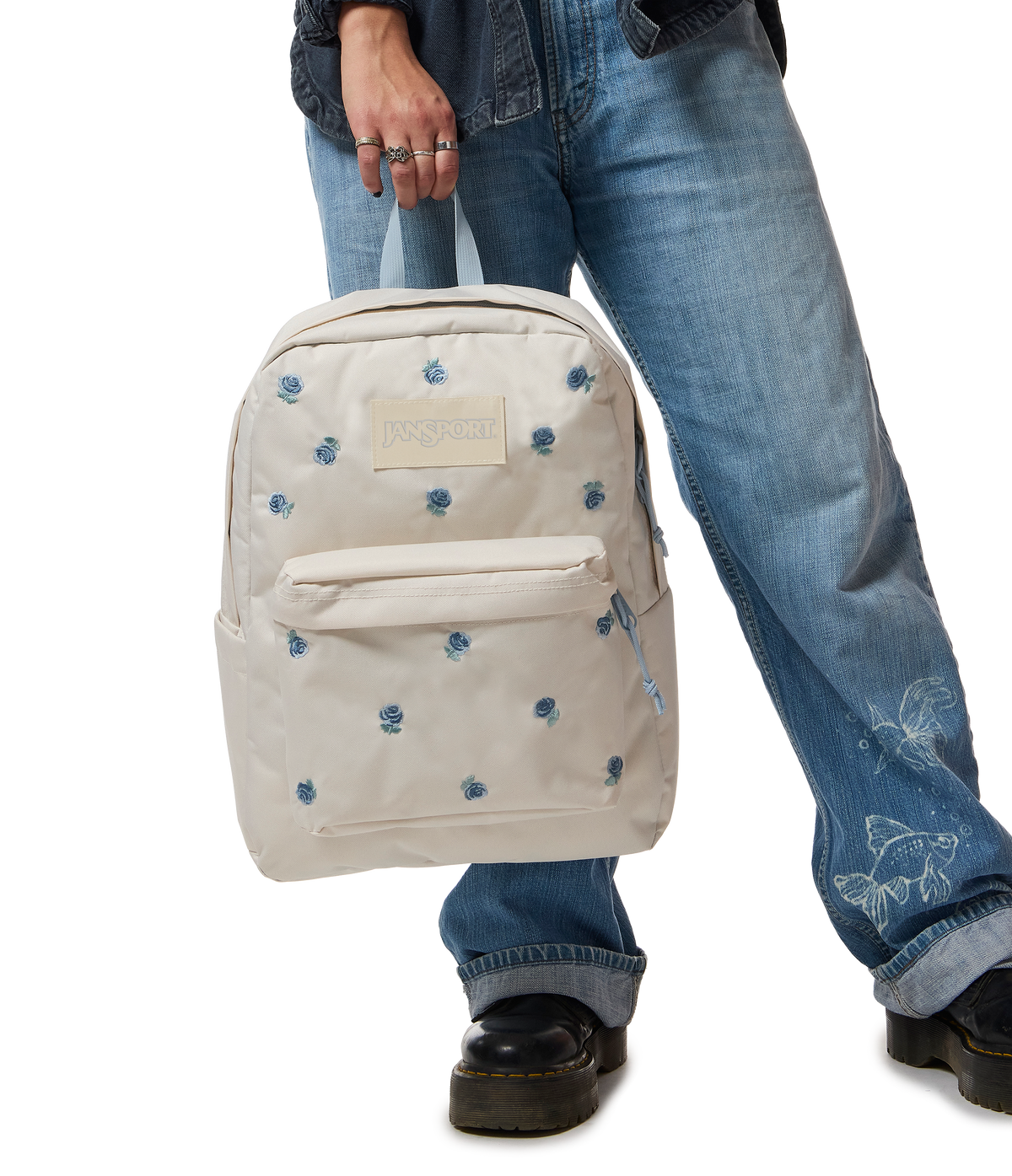 jansport backpack palm embroidery JanSport Superbreak Plus Soft Essentials Set