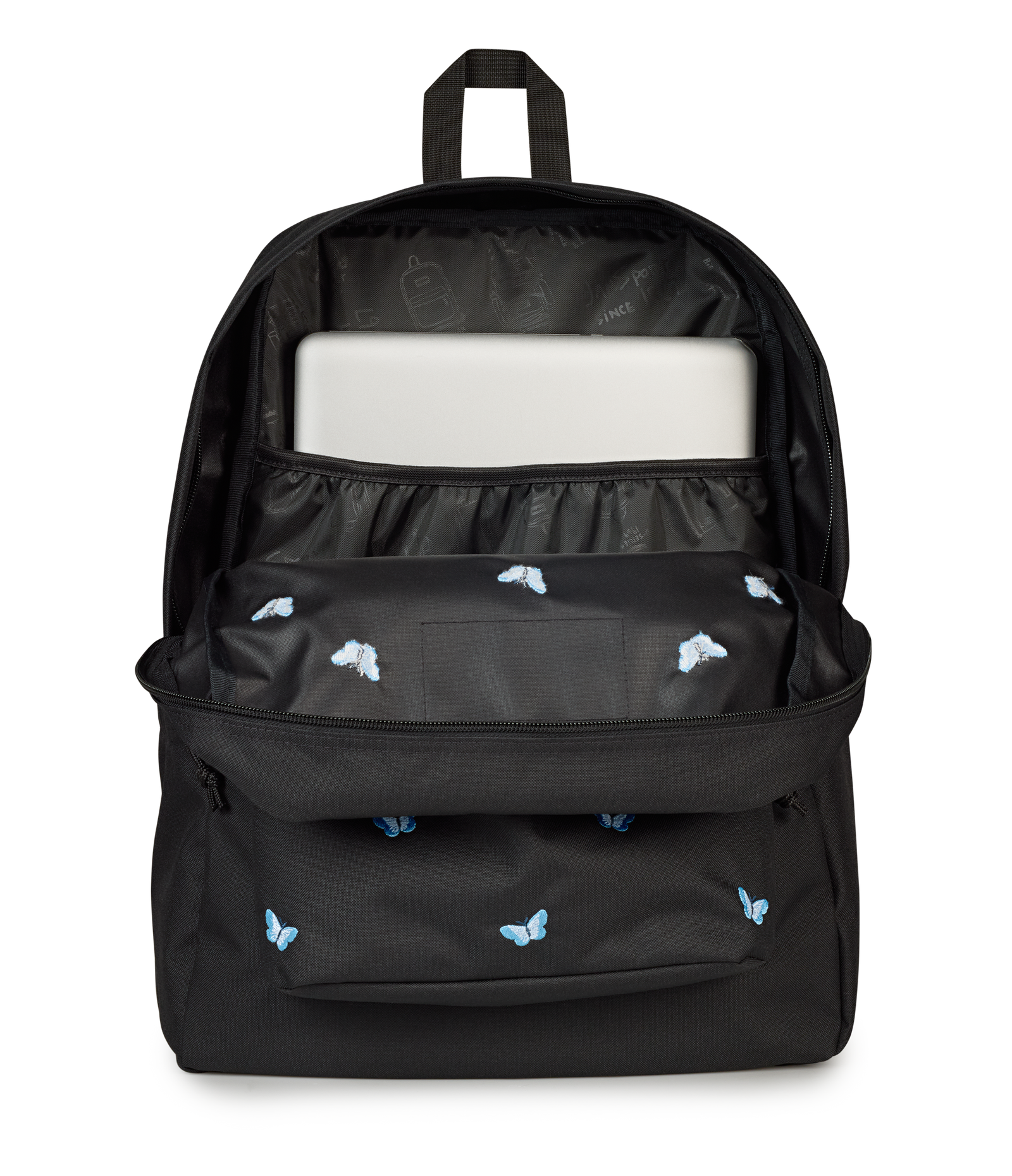 jansport backpack black backpack tb5o0311 Laptop - Computer Bag with 2 Compartments, Ergonomic Shoulder Straps, 15 Laptop Sleeve, Haul Handle The SuperBreak Plus is a fresh take on the classic SuperBreak pack with an internal laptop sleeve and side water bottle pocket Big Student - Apple Orchard