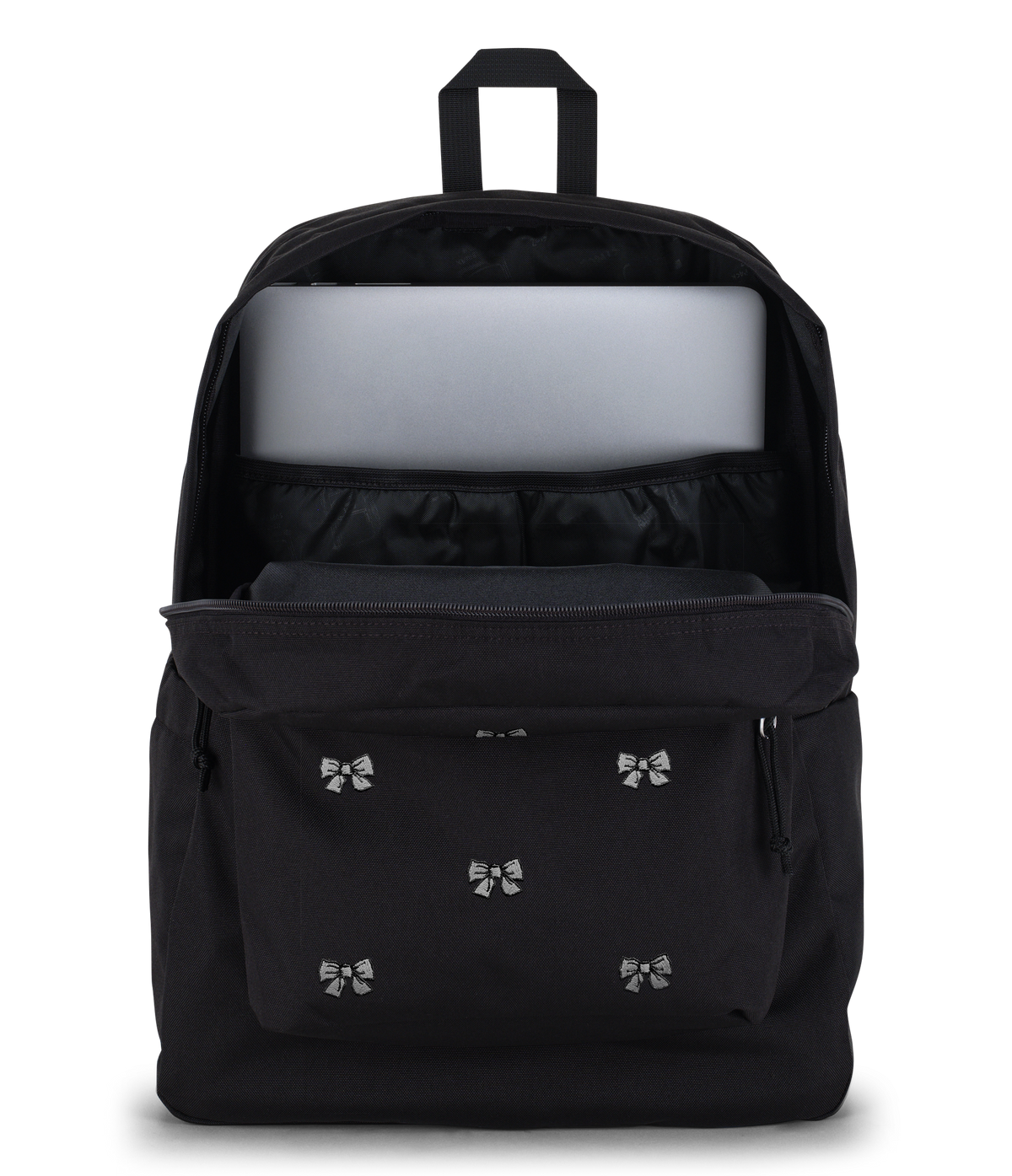https www.jansport.com shop en jansport-us all-backpacks superbreak JanSport Superbreak Plus Embroidered Bows Black Set
