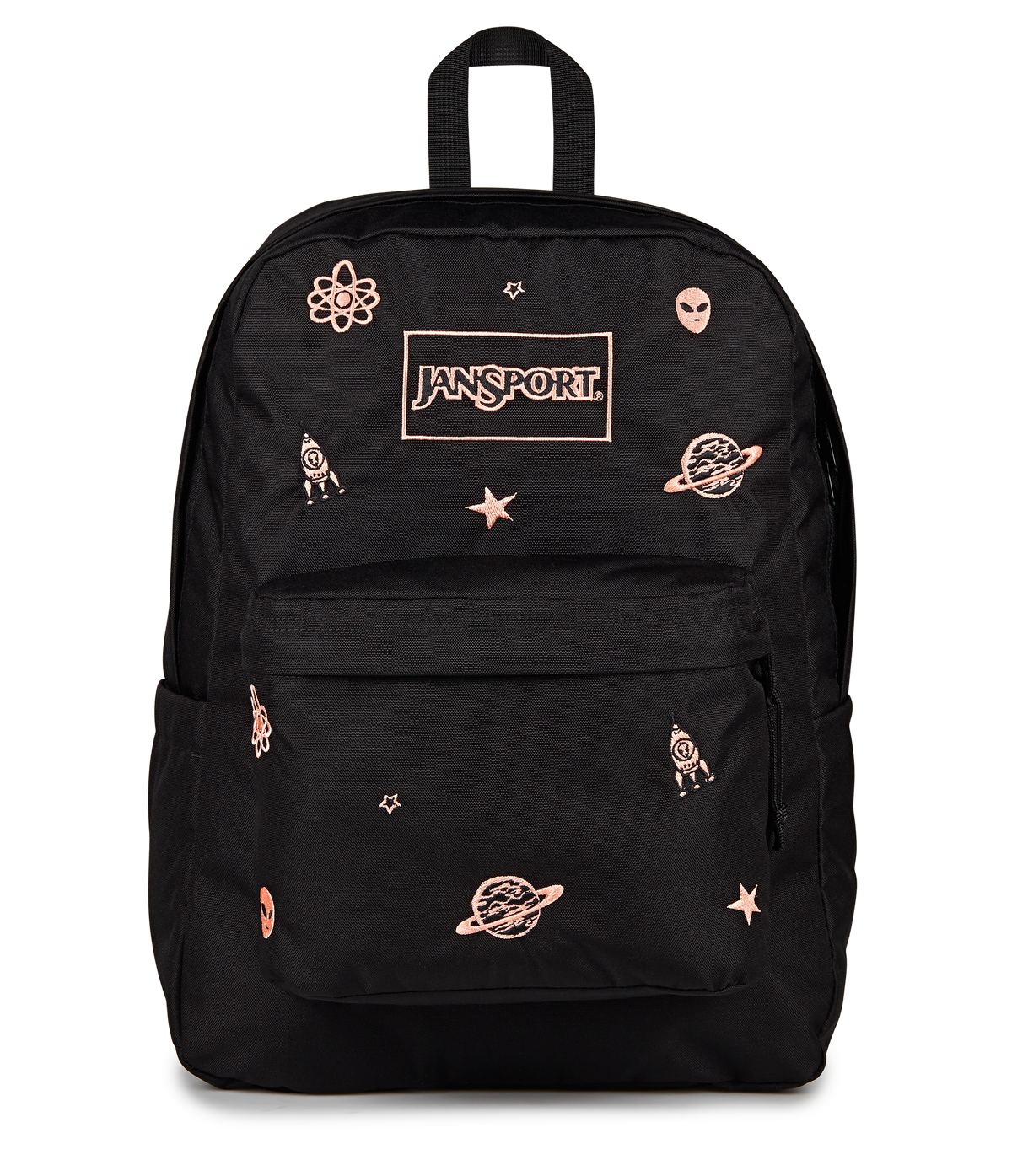 black rose jansport backpack SuperBreak Plus 100% recycled crinkle nylon JanSport Superbreak Plus - Just
