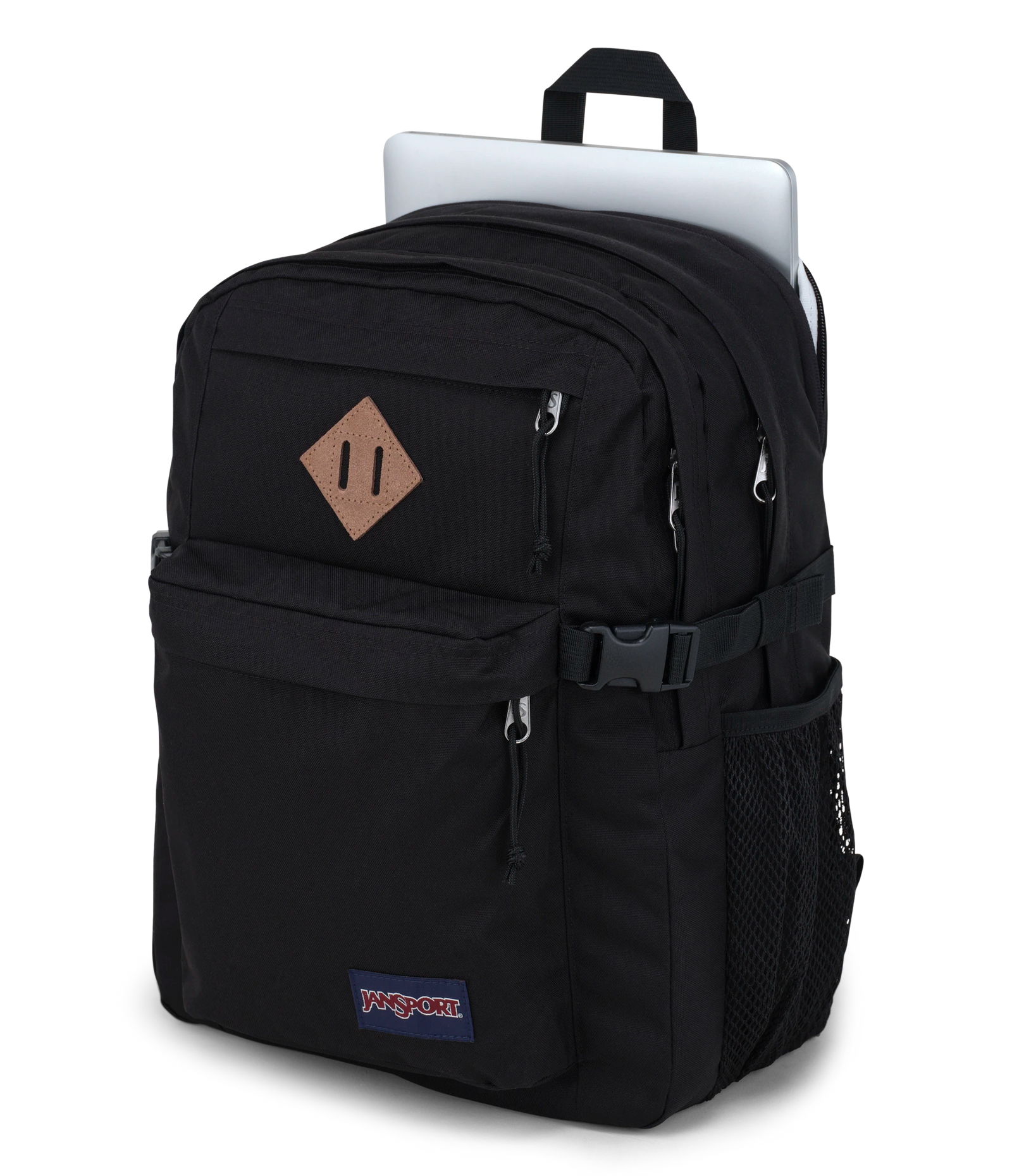 jansport - big campus black backpack Virginia Tech Right Pack Backpack: by Emporium Webbing grab handle on top JanSport Main Campus Backpack -