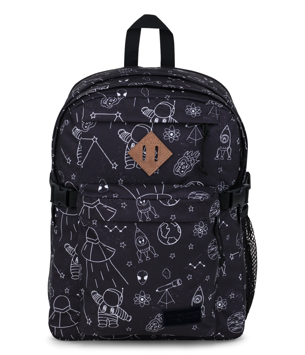 jansport - big campus black backpack Pack Adjustable ergonomic S JanSport Cool Student Laptop Compatible