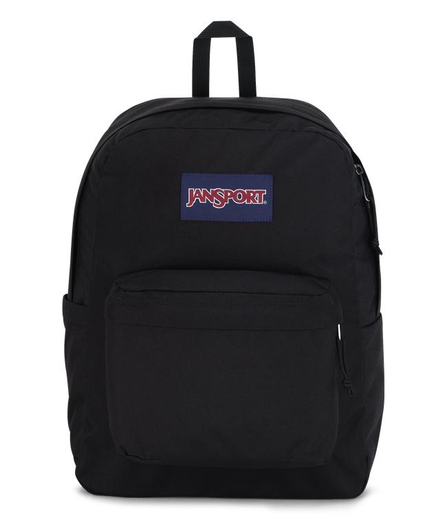 black janssport superbreak backpack