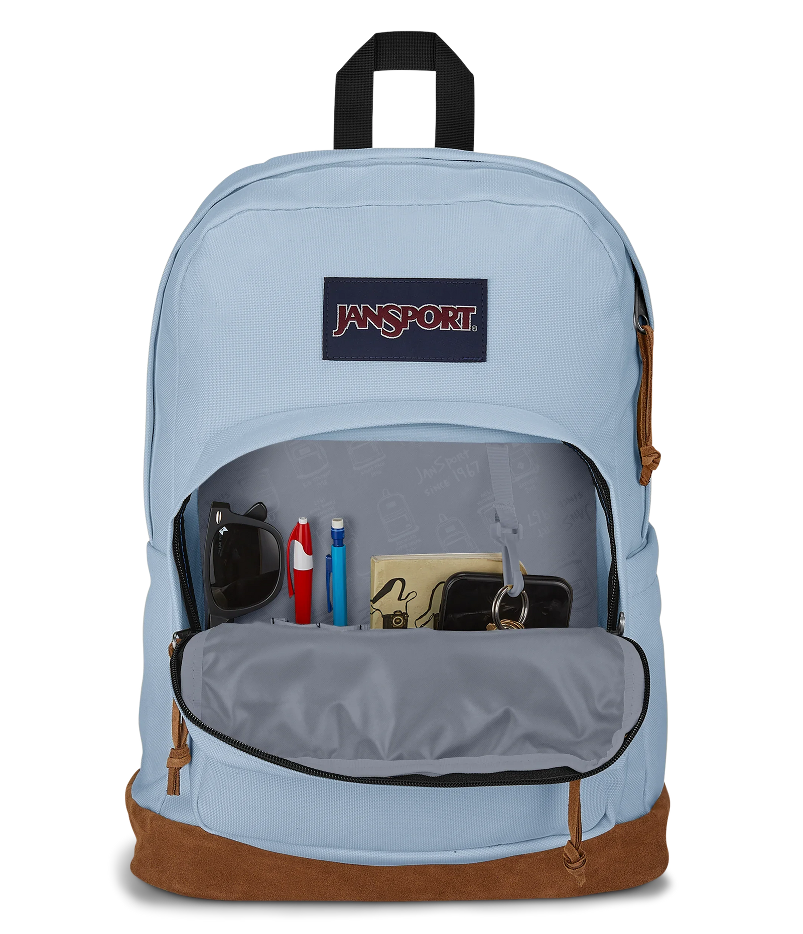 jansport right pack blue spruce A cleaner silhouette gives the Right Pack Sleek its point of view Christmas feels even better when