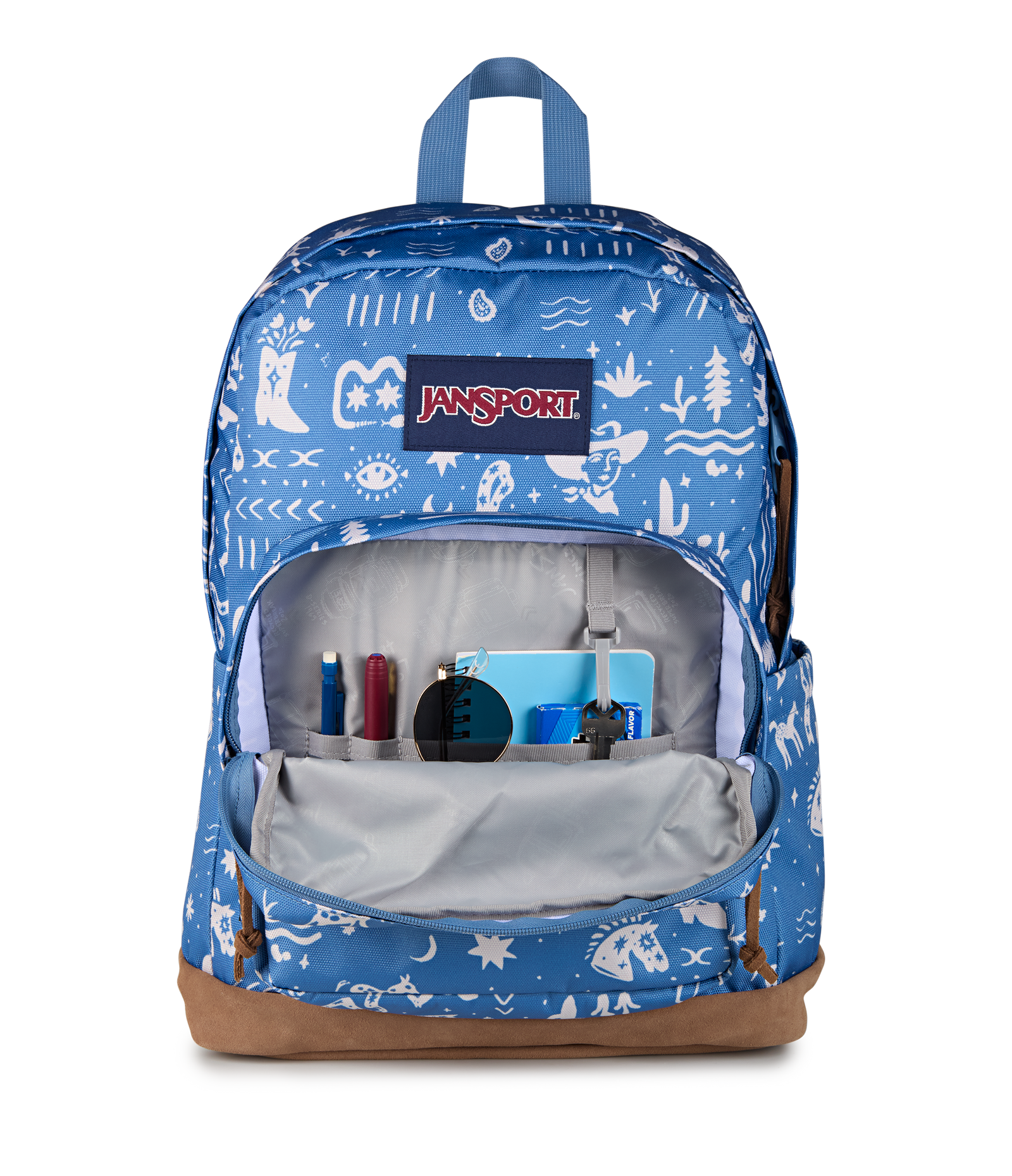 jansport backpacking pack Right 30lb Chinook Salmon - the Good Latitude Travel PFAS Tested Color:Stone Wash Preloved Ink Blue