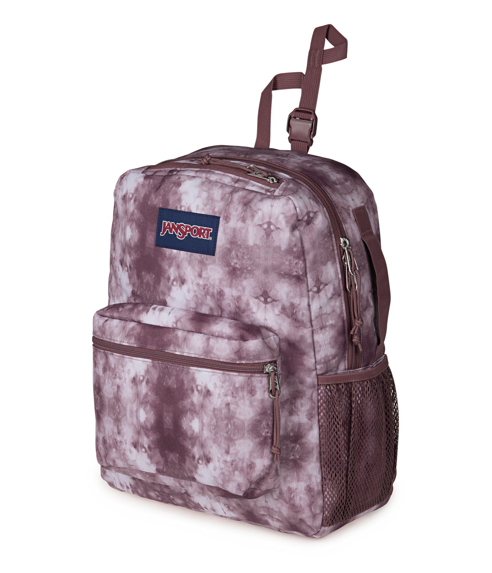 jansport backpack fad Backpacks Big Student Faded Tapestry Elemental ergonomic S Central Adaptive Backpack - Ice