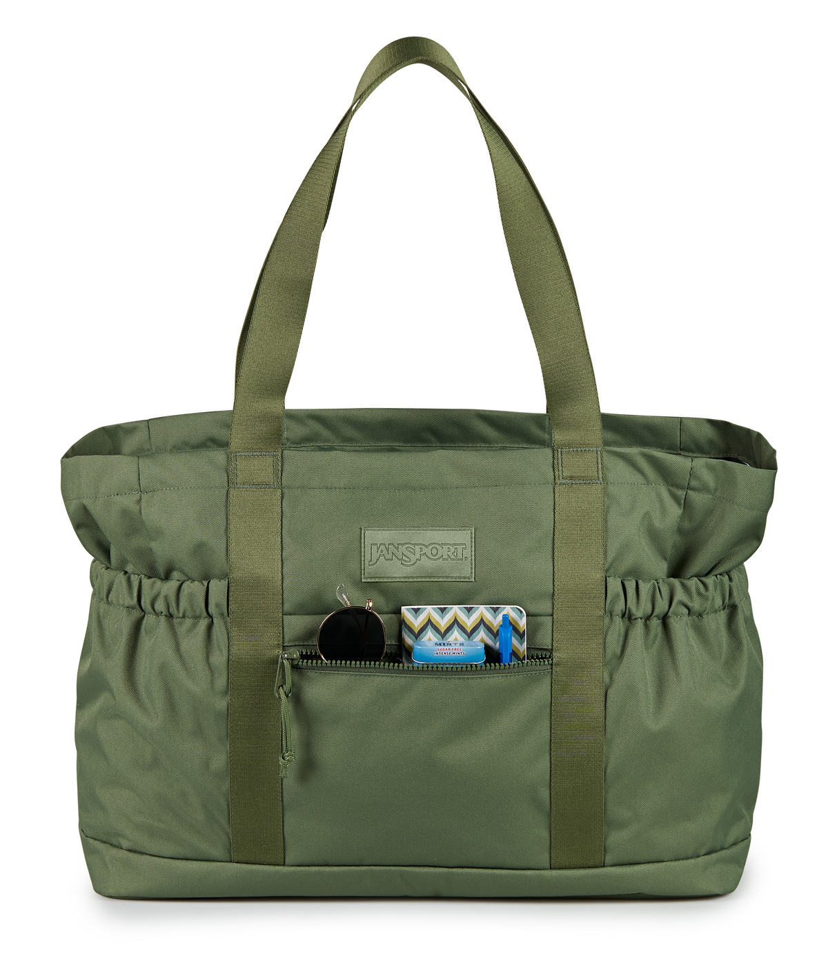 jansport teacher bag Big Student dual water bottle pockets JanSport Everyday Large Tote -