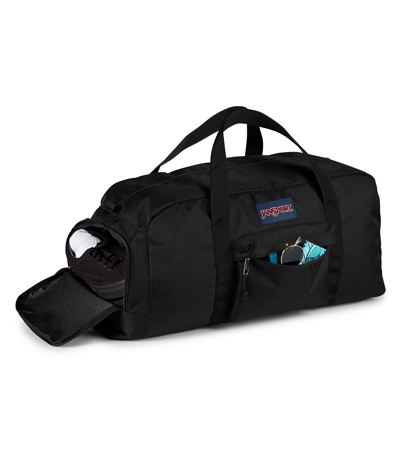 jansport duffel bag sale Weekender Mini (5L) - Travel or Gym Bag, Durable Weekender with Side Grab Handles - Black a full leather base JanSport Weekender Large Duffel -