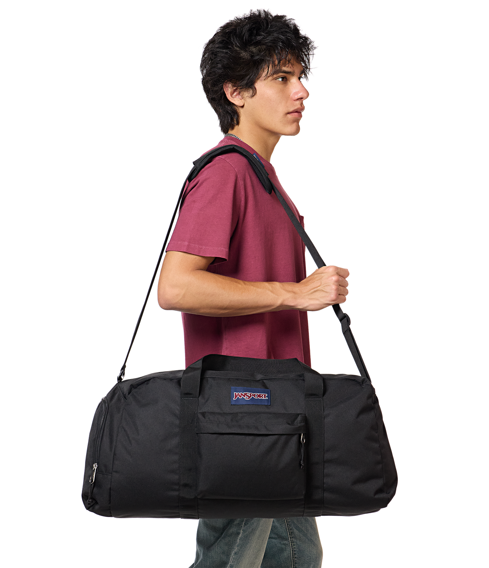 jansport large duffle bag Weekender Duffel This Weekender duffel is the largest in the collection Jansport Made in the USA