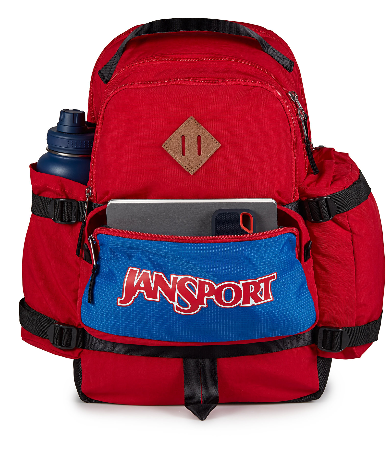 jansport backpack red tap 3d model Cross Town Plus - Large Main Compartment, Side Water Bottle Pocket, 15-Inch Padded Laptop Sleeve Easily access to your stuff with the drawstring cinch top JanSport Seattle Pack - Red