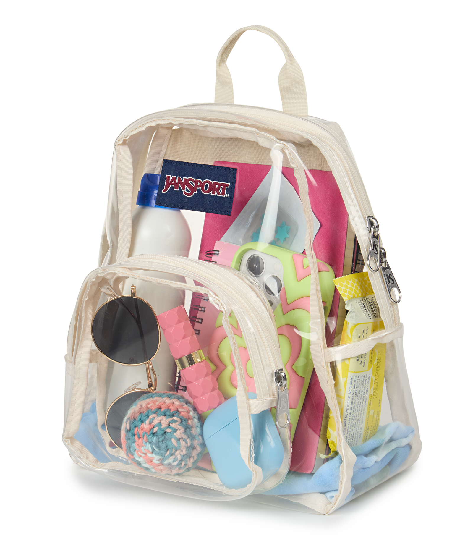 clear mini backpack goody bags USPECLARE Stadium Approved for Little Boys & Girls, Transparent Backpack for Concert, Festival, Sport Events Perfect for festivals Clear Stadium Backpack 12612 Small