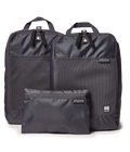 26" Checked Luggage Packing Cubes Smokey Grit Set  - ver - 5