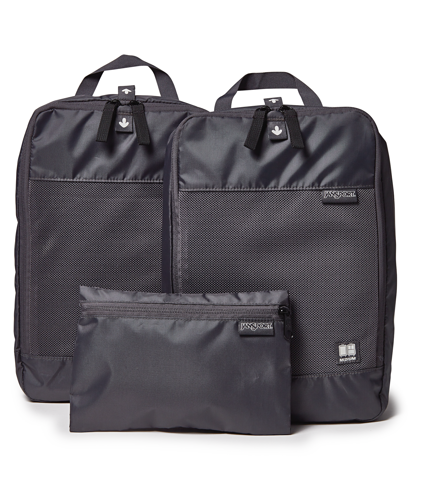 26" Checked Luggage Packing Cubes Smokey Grit Set  - ver - 5