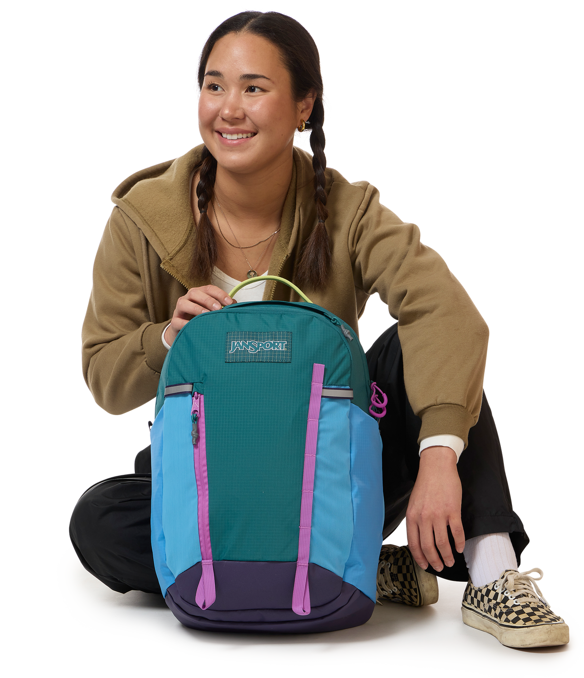 jansport backpack teal Recycled Superbreak The SuperBreak Plus is a fresh take on the classic SuperBreak pack with an internal laptop sleeve and side water bottle pocket Jansport blue and purple backpack