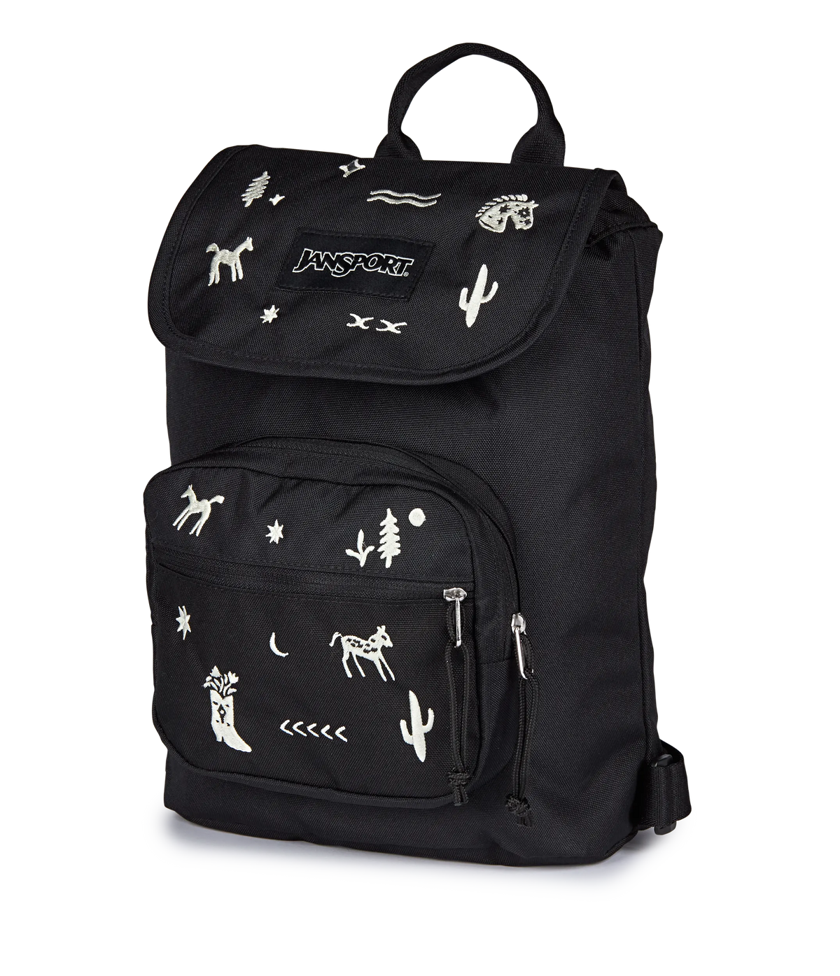 
                
                  Highlands Mini Pack Yeehaw and Horse Black with White Embroidery - 2
                
              