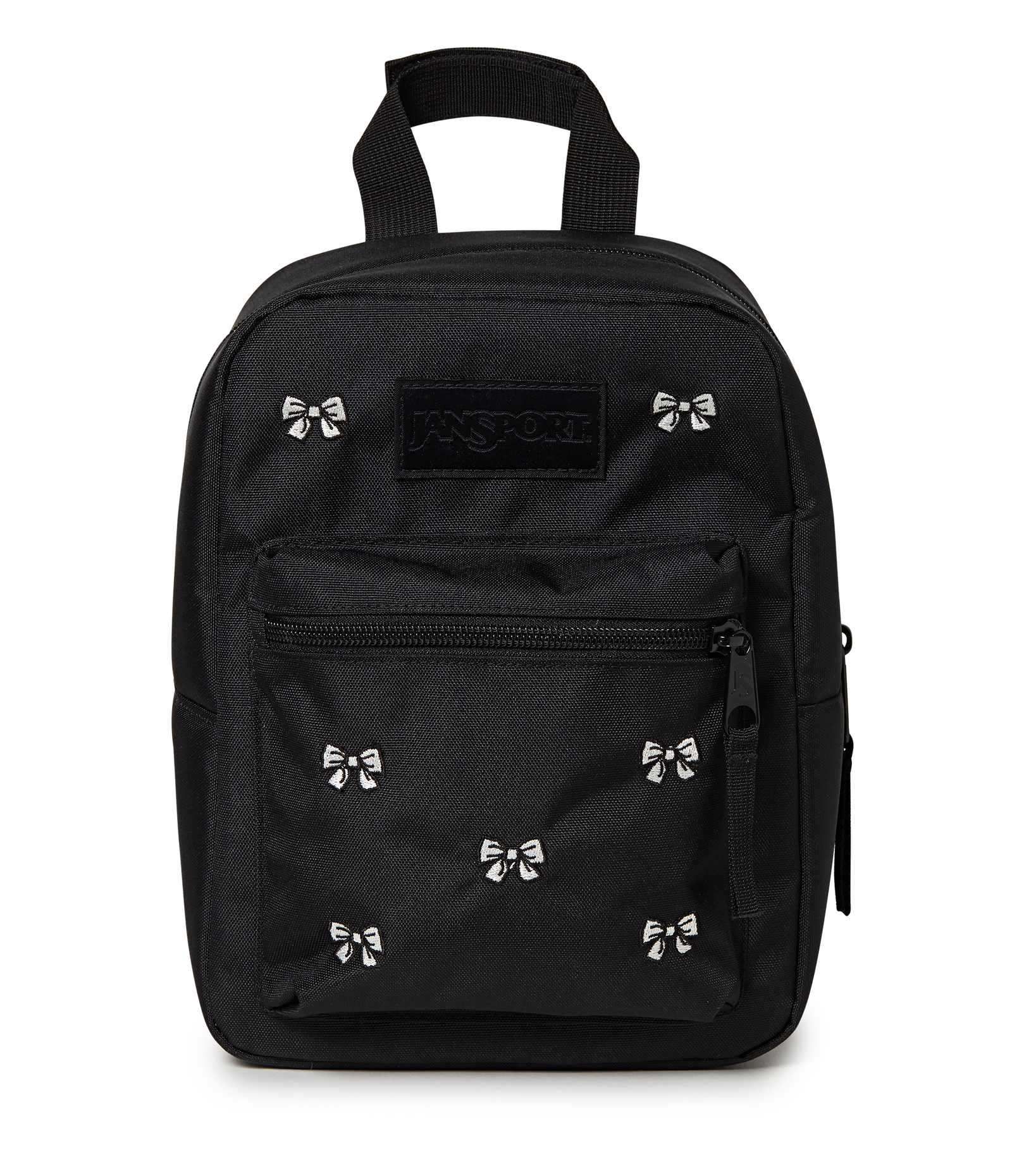 JanSport Superbreak Plus Embroidered Bows Black Set