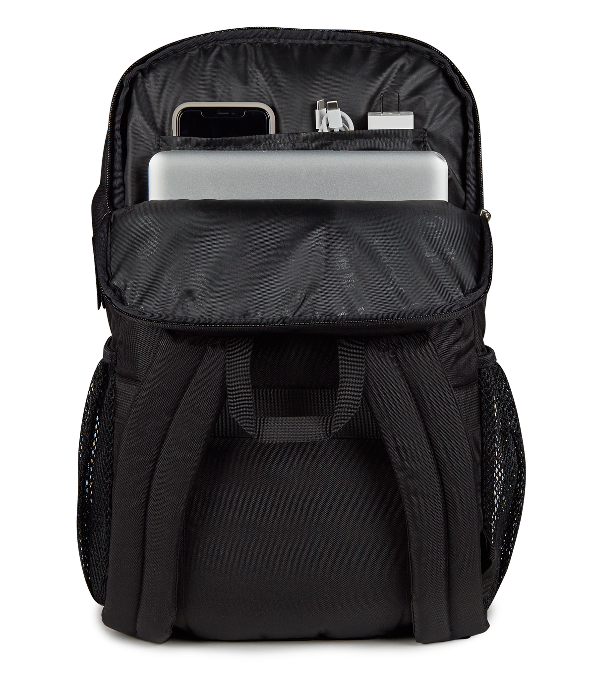 jansport - big campus black backpack Main Fully padded back panel for long wear comfort Jansport Backpack For College Student