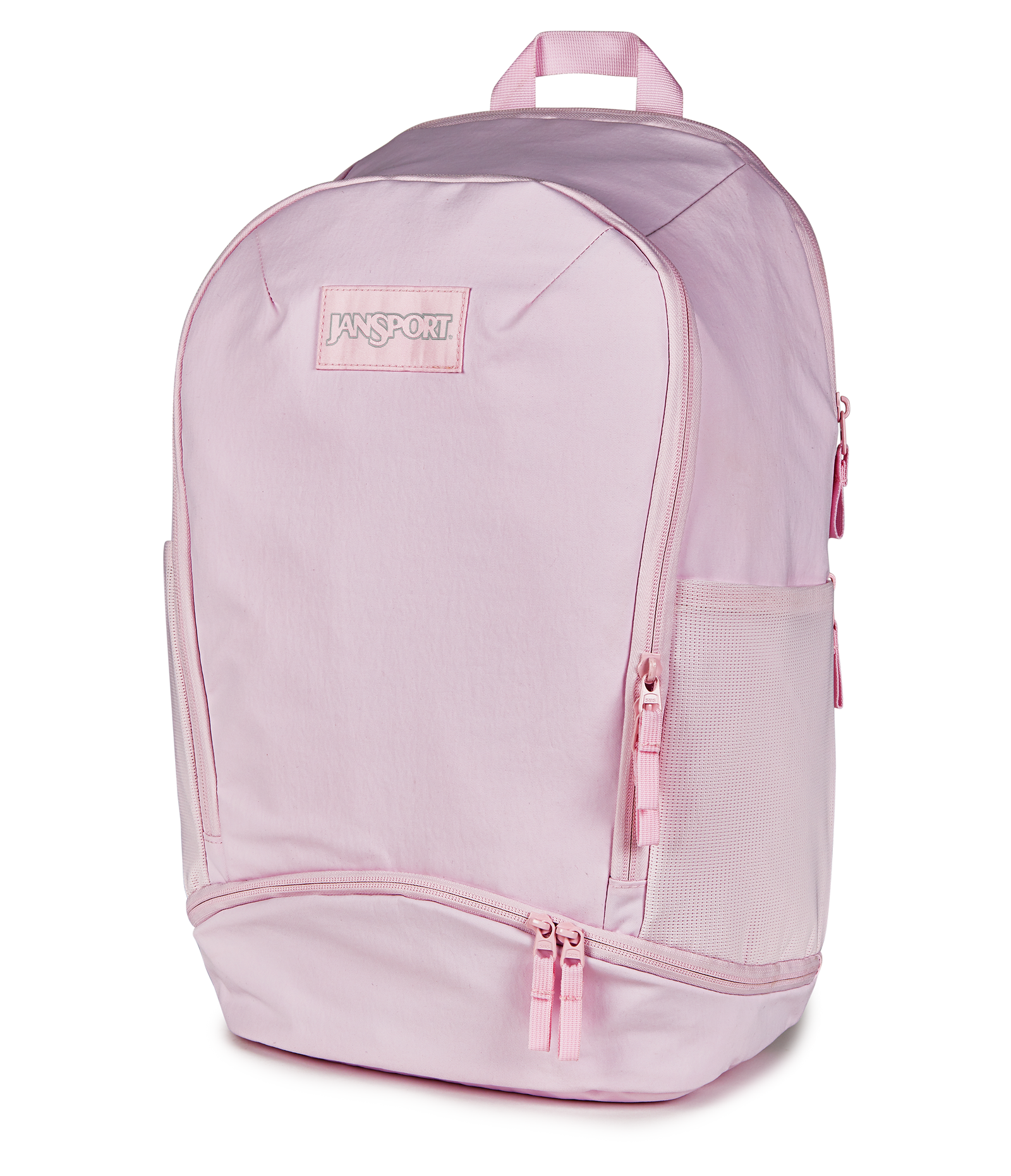 girls jansport backpack with side pocket Just A Rose Embroidery Cherry Lacquer Half Pint FX Mini Embroidered cherries give this backpack a standout look with a textured finish JanSport Cross Town Plus 17"