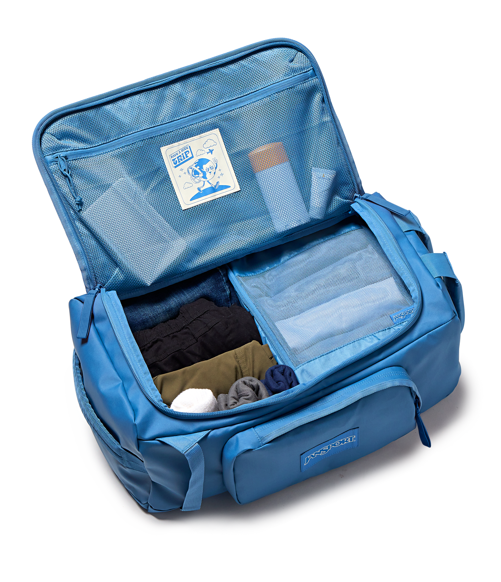 Convertible Duffel Toiletry Bag Elemental Blue Set  - ver - 4