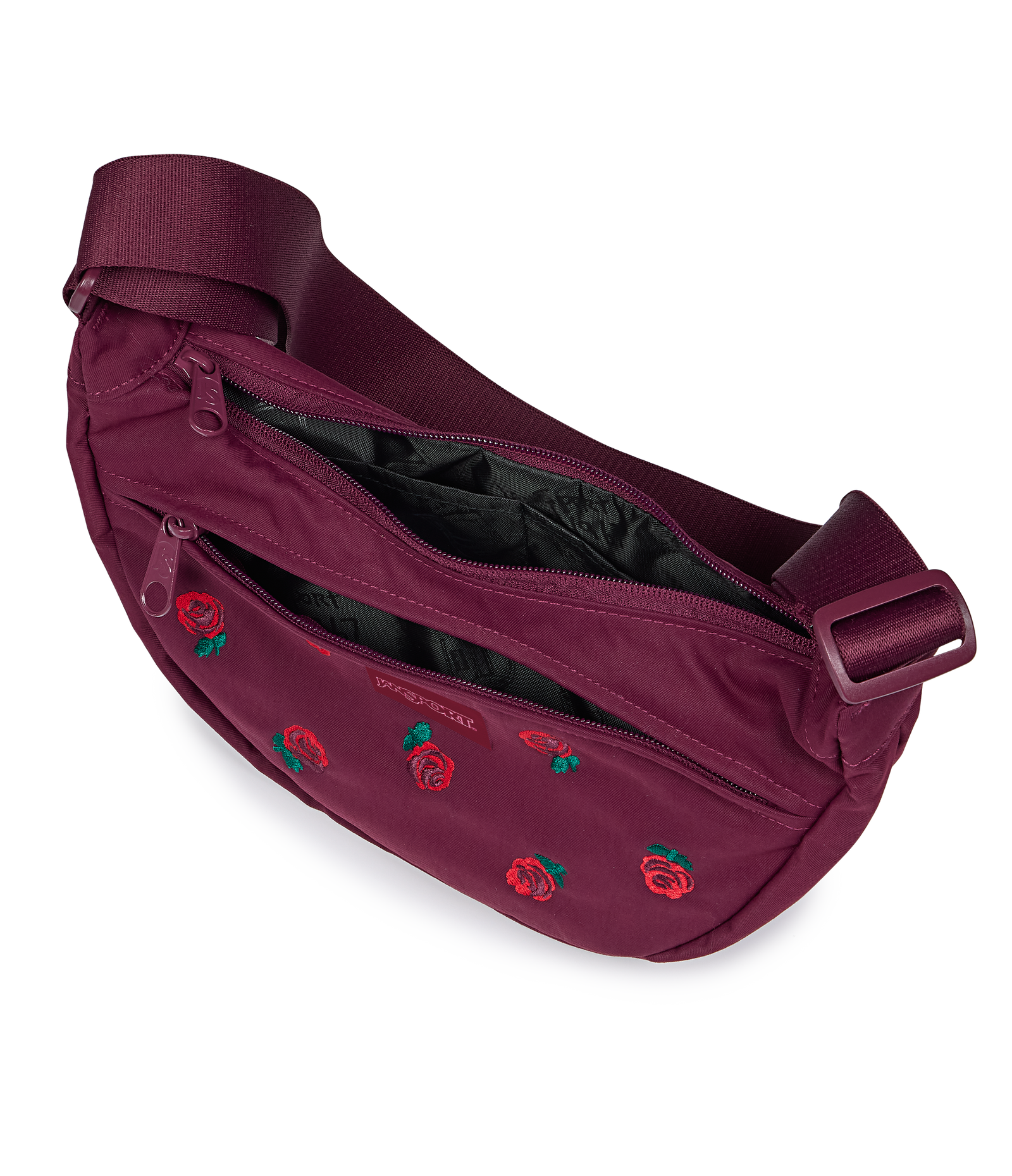 Unphased Crossbody Small FX Just A Rose Embroidery Cherry Lacquer - ver - 3