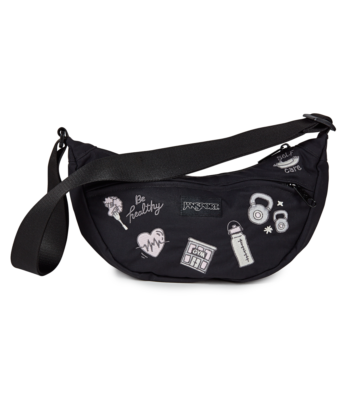 Unphased Crossbody Small FX - Just A Rose Embroidery Black