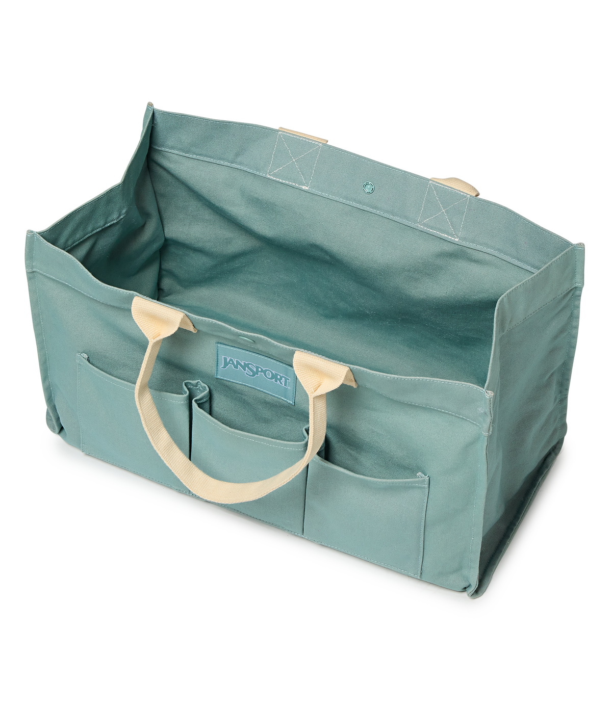 Garden Tote Natural Dye Green - voir - 4