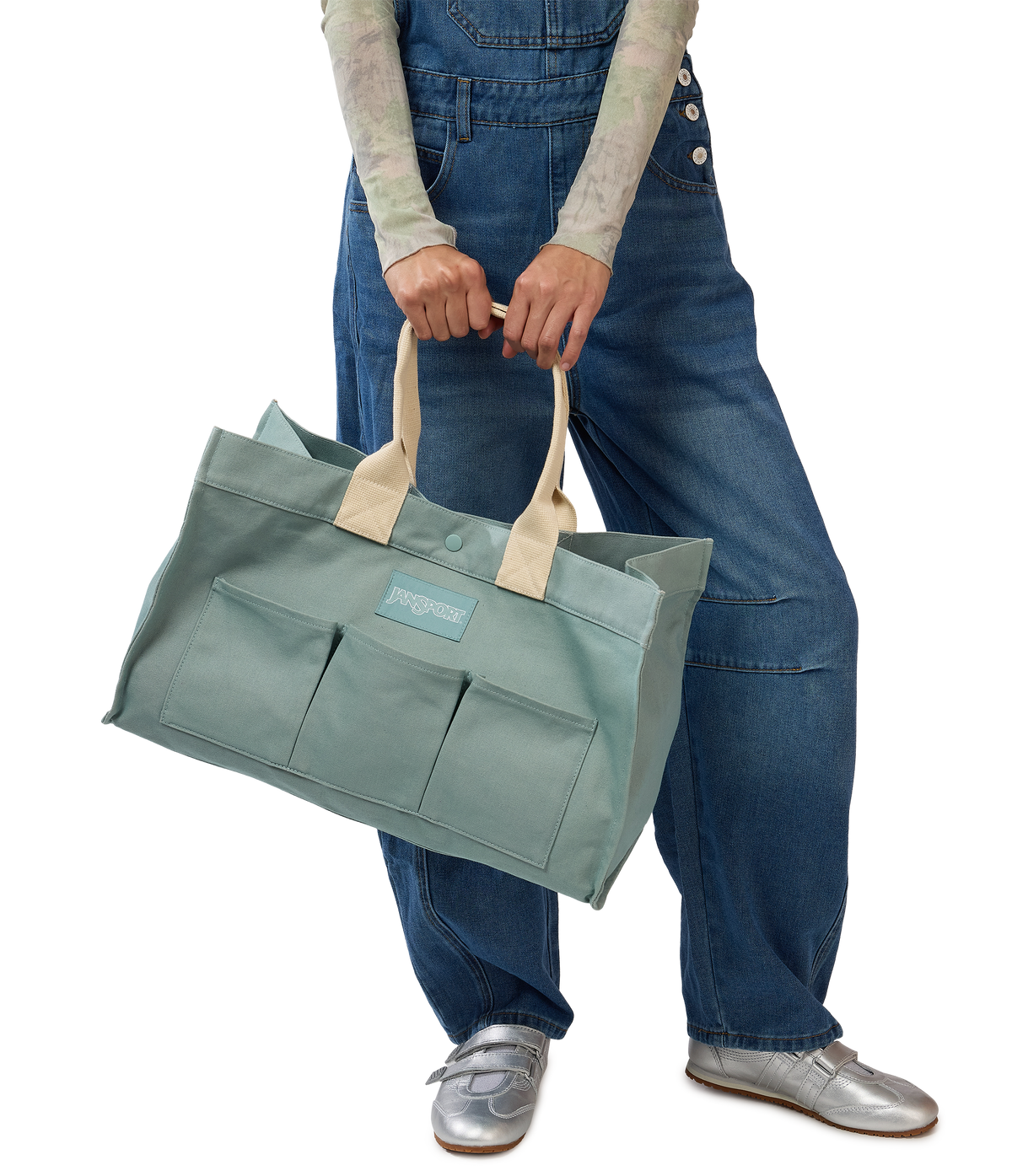 Garden Tote Natural Dye Green - voir - 2