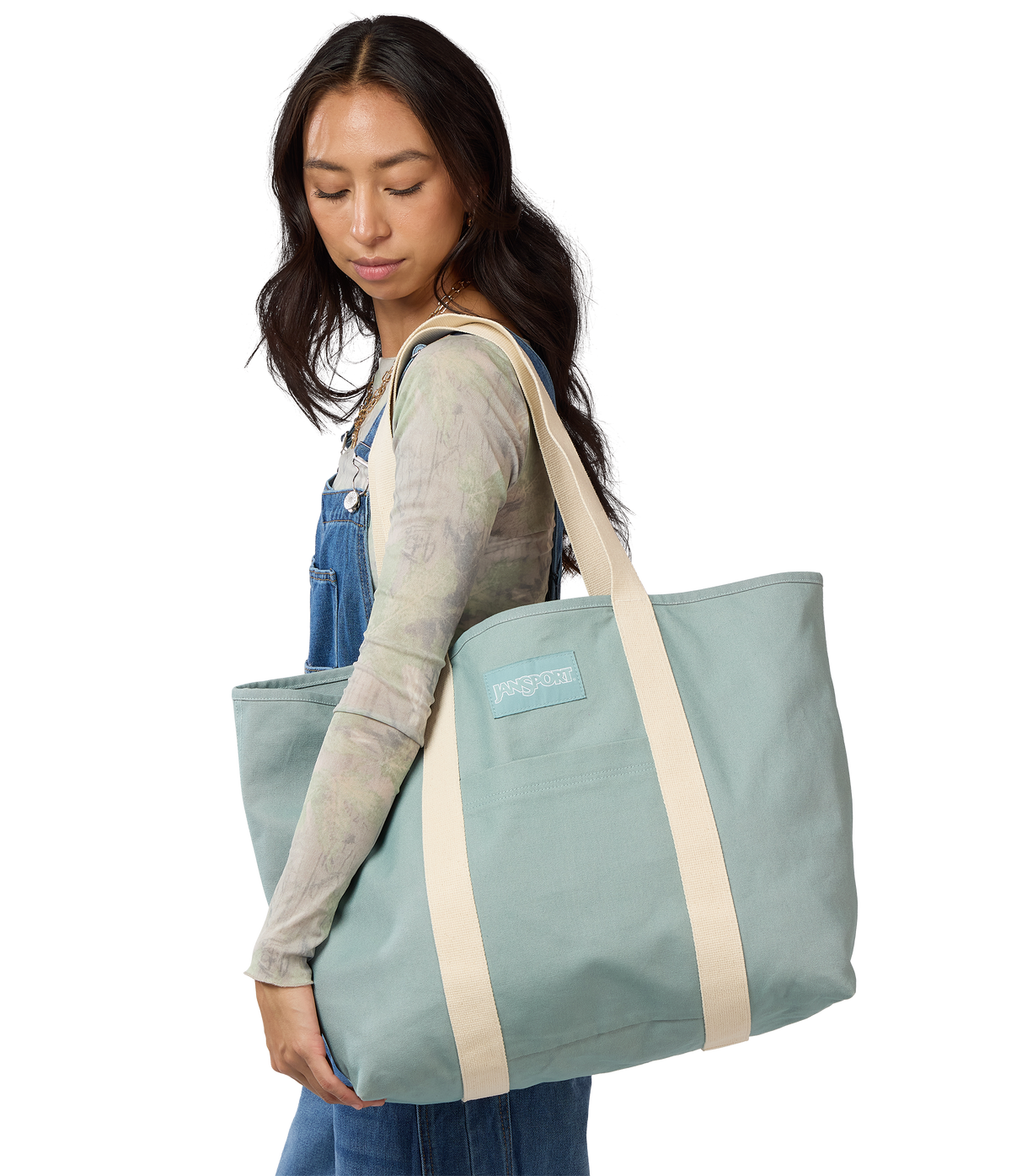 Simple Tote 35L Natural Dye Green - voir - 2
