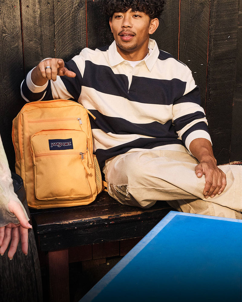 backpack jansport men Cortlandt Laptop Backpack, Navy, 15 Laptop Sleeve-Synthetic Leather Shoulder Computer Bag with Large Compartment, Padded Straps- Rucksack built to handle everything your day throws at you JanSport | Backpacks, Totes, and