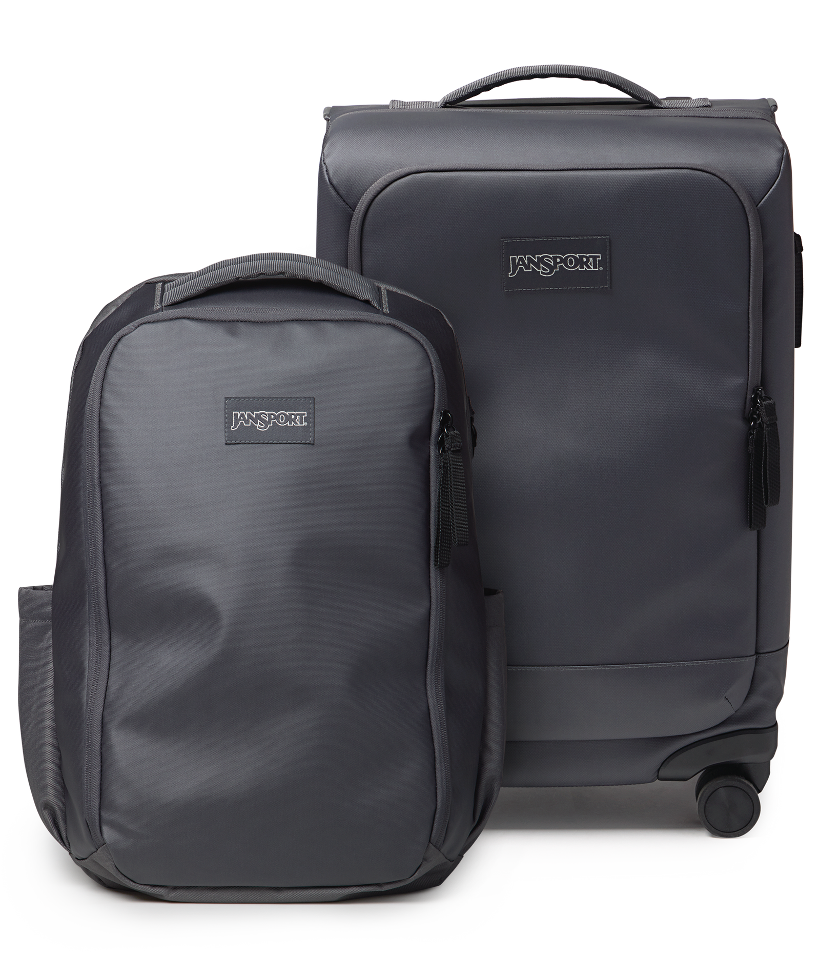 22" Carry On Luggage Travel Pack 30L Smokey Grit Set  - ver - 1