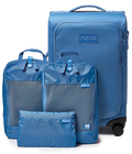 22" Carry On Luggage Packing Cubes Elemental Blue Set  - ver - 1