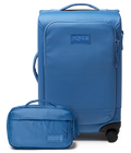 22" Carry On Luggage Toiletry Bag Elemental Blue Set  - ver - 1