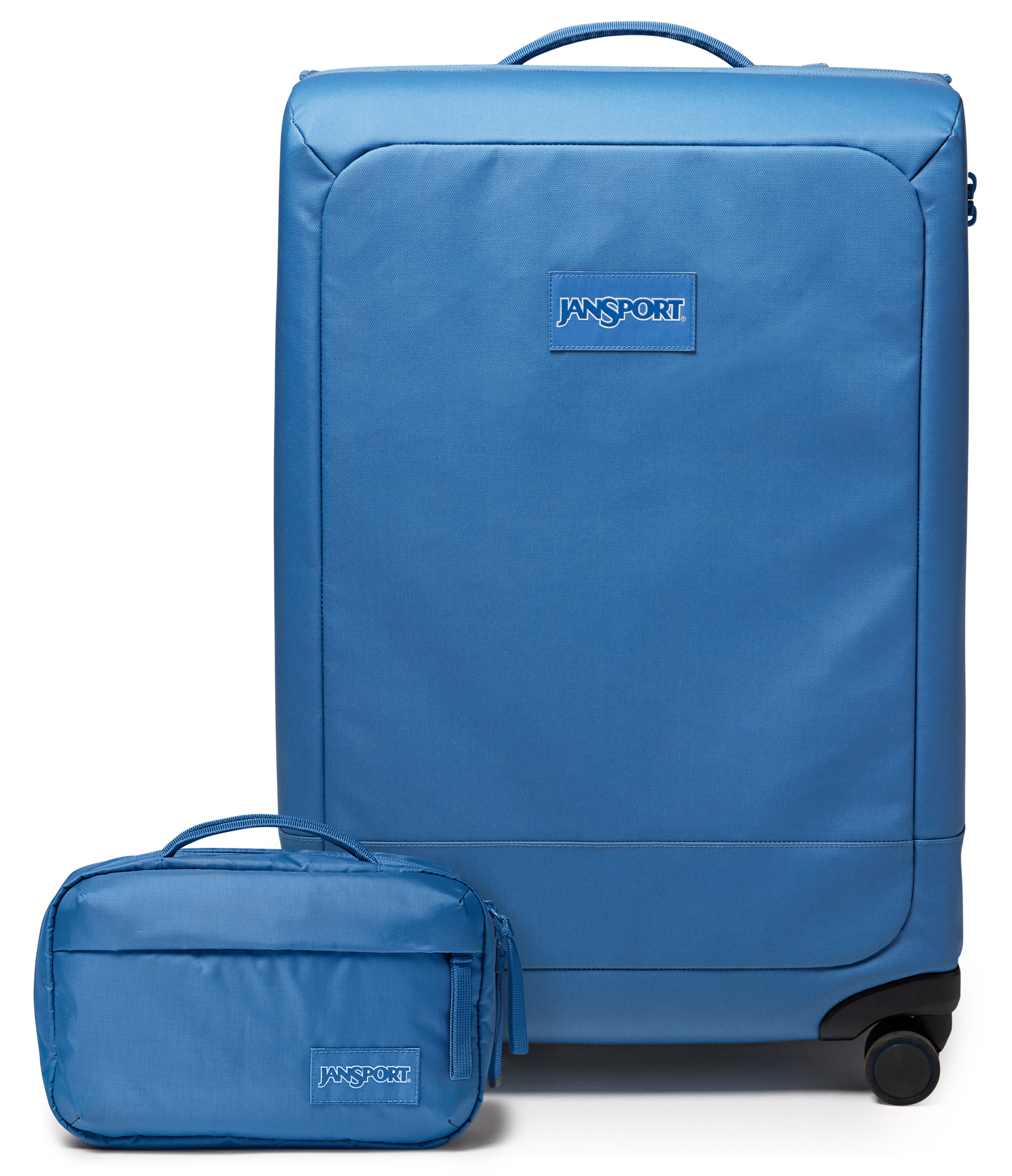 26" Checked Luggage Toiletry Bag Elemental Blue Set  - ver - 1