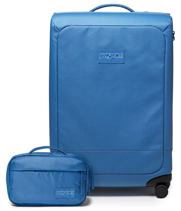26" Checked Luggage Toiletry Bag Elemental Blue Set