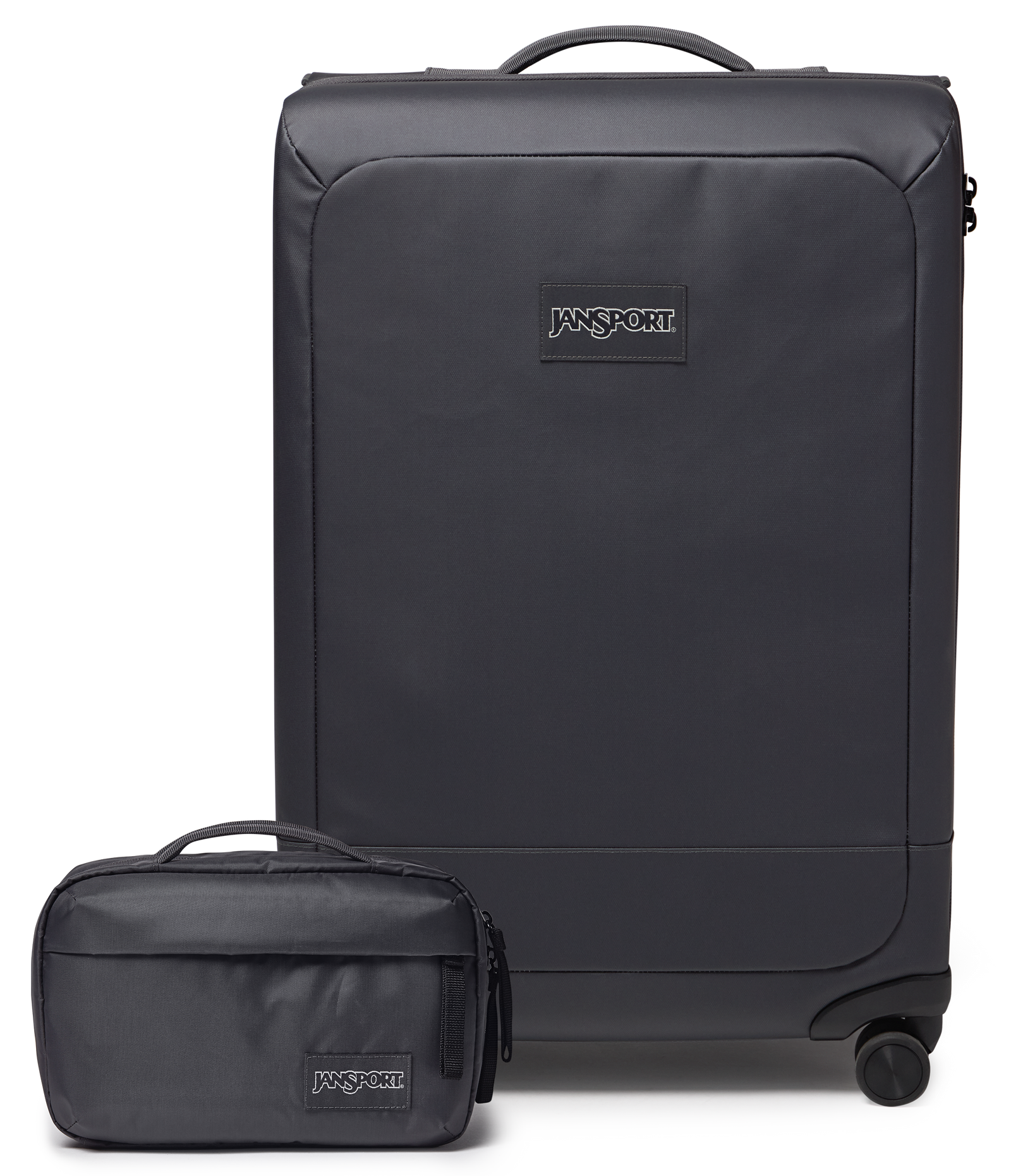 26" Checked Luggage Toiletry Bag Smokey Grit Set  - ver - 1