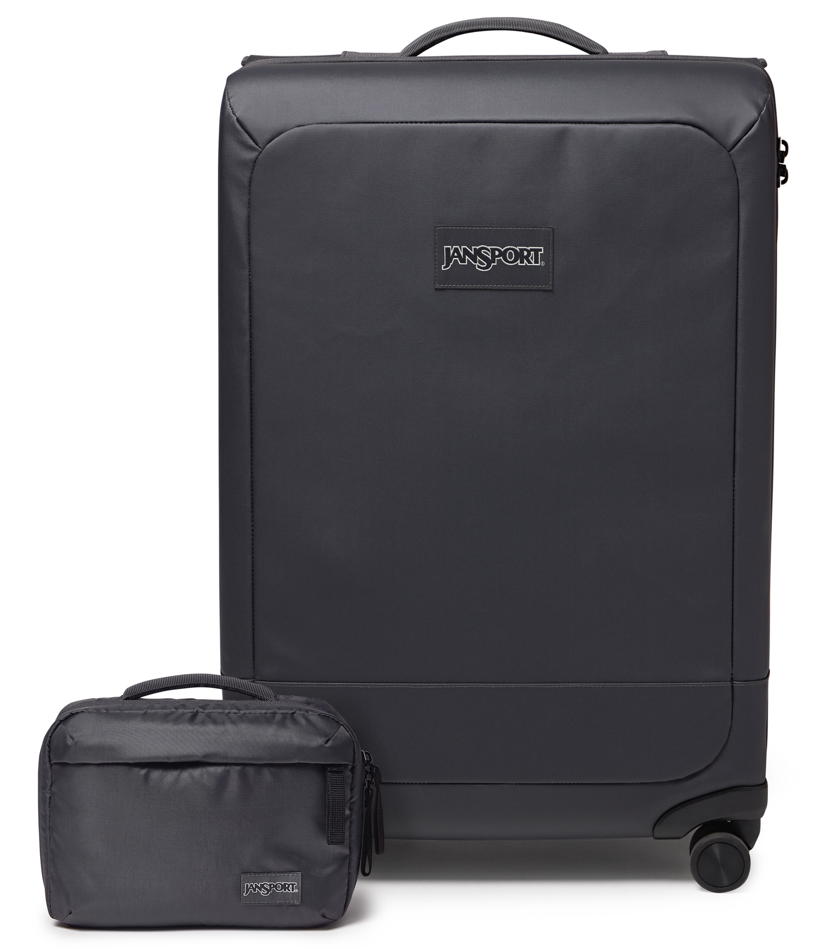 26" Checked Luggage Tech Organizer Smokey Grit Set  - ver - 1