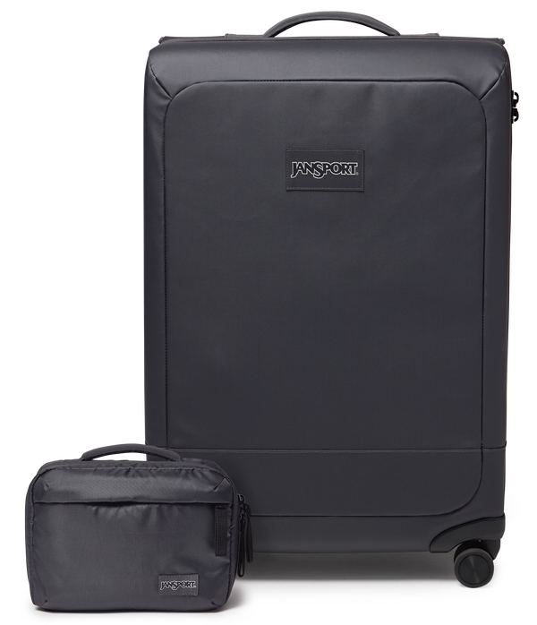 26" Checked Luggage Tech Organizer Smokey Grit Set